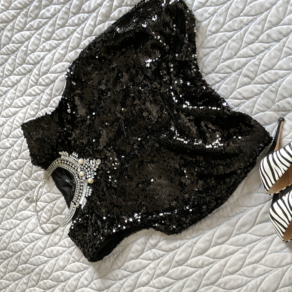 Marc New York Sequin top